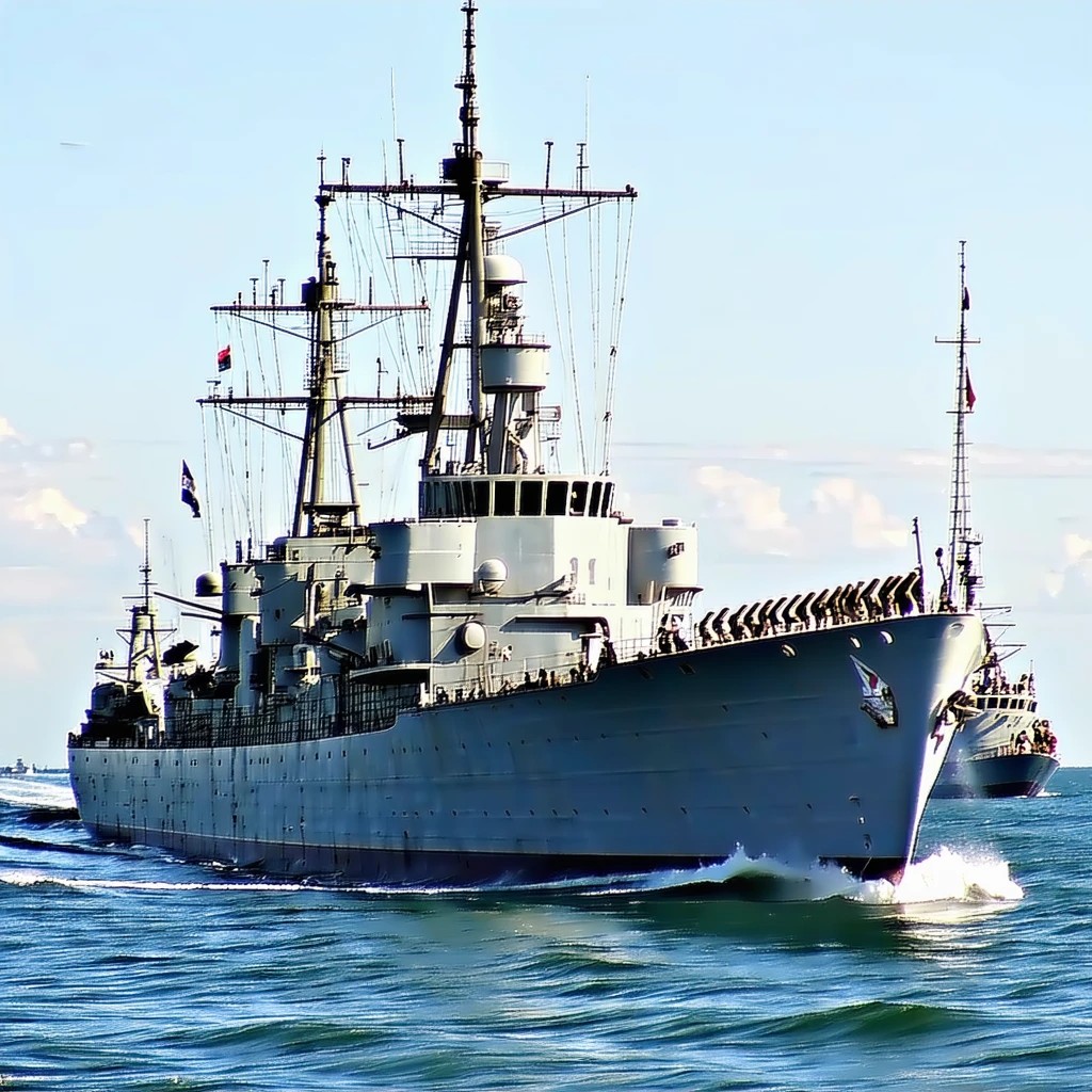 Eksplorasi Kapal Perang HMS Richmond Inggris: Pemandangan Yang Mengagumkan
